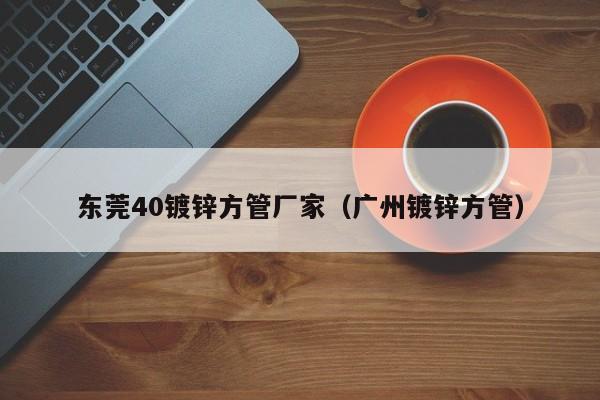東莞40鍍鋅方管廠家（廣州鍍鋅方管）